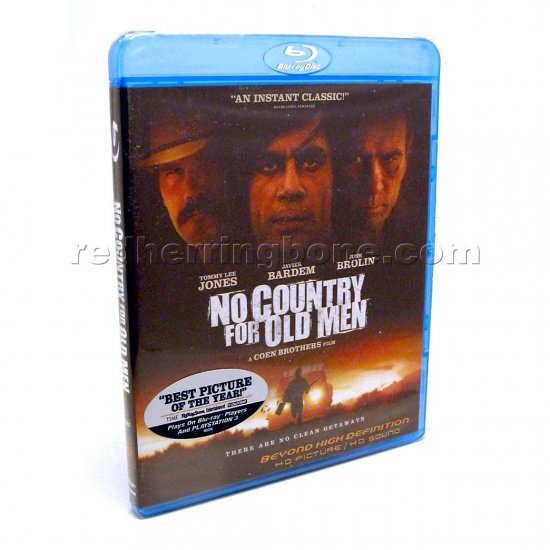 No Country for Old Men Blu-ray (Javier Bardem, Josh Brolin, Tommy Lee Jones) NEW