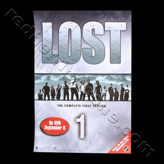 Lost TV Show Promo Poster for Season 1 DVD release ABC NEW