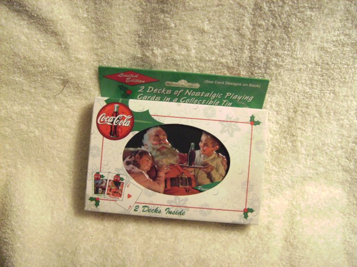 Coca Cola Playing Cards in Tin