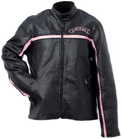 Genuine Leather Ladies Motorcycle Jacket