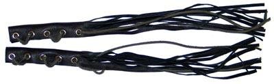 Genuine Leather Black Motorcycle Lever Covers
