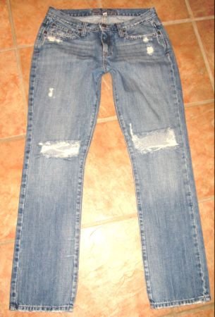 Abercrombie & Fitch lowrise~6 short Destroyed Erin JEANS