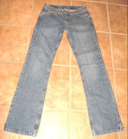 LUCKY BRAND~0 reg~Distressed~slim~lowrise~JEANS