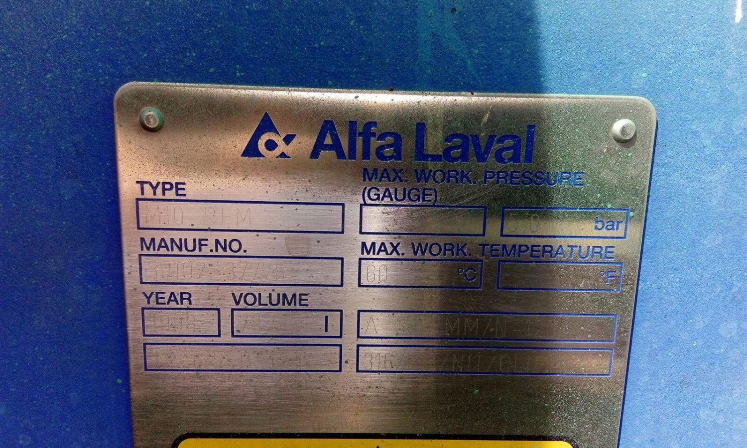 Heat Exchanger Alfa Laval M Bfm T P N