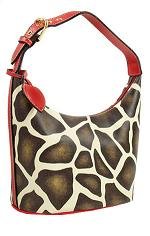 Giraffe Print Hobo