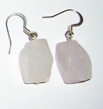 Rose Quarts medium earrings