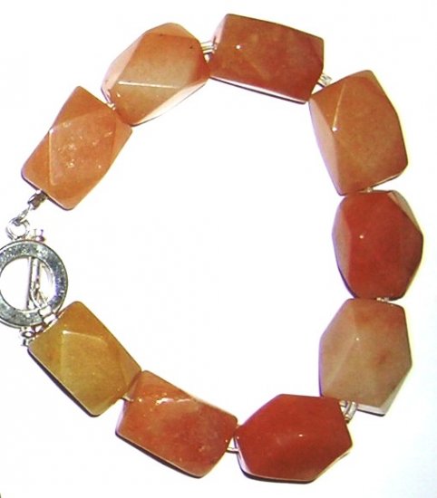 Peach Aventurrin Bracelet