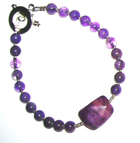 Ametyst bracelet