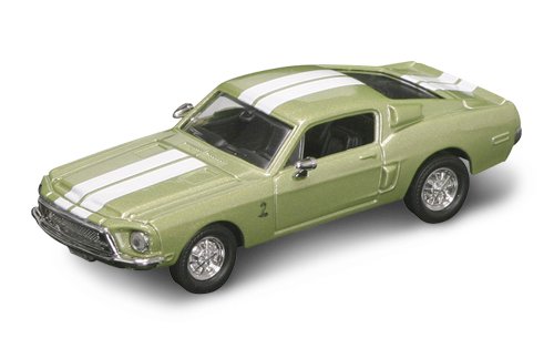 Road Legends 1968 Shelby Mustang GT 500 By Yat Ming, 1:43 Scale - Olive Green