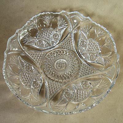 US Glass Glassport Factory Buckingham/Crosby Crystal EAPG Bowl