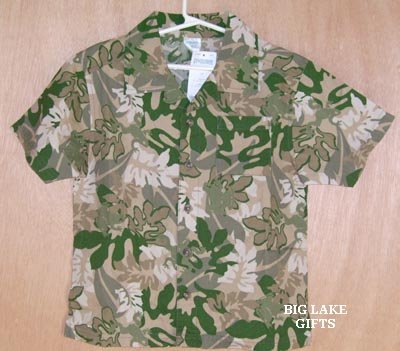 Gymboree Everglades Button Front Shirt Boys Size 5 Top NEW
