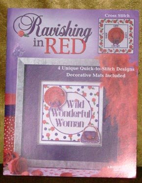Ravishing in Red Cross Stitch Pattern Book RED HAT