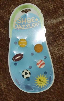 Shoe Dazzler Crocs Clogs 5 Piece Shoe Charms SPORTS