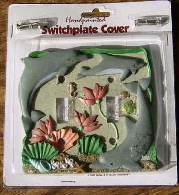 Dolphins Double Switchplate Cover Switch Plate Light