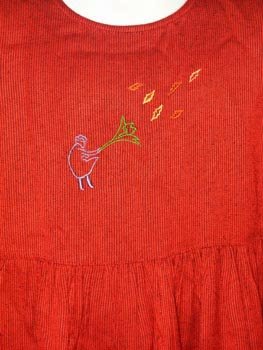 Cornelloki Deep Red Jumper Dress Girl's Size 5/6