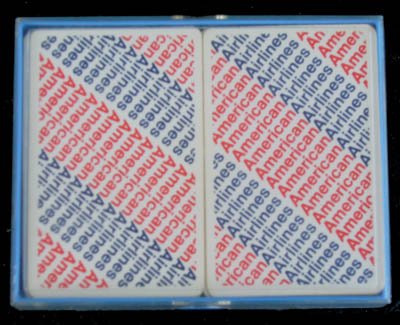 American Airlines Deck of Playing Cards 2 Decks w/ Case
