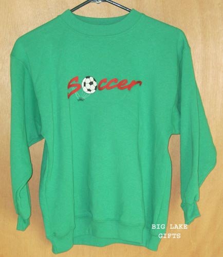 Kelly's Kids SOCCER Sweatshirt Size 10/12 NEW Top Free Shipping