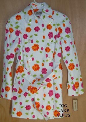 Michael Kors $129 Spring Floral Jacket Size Small S NEW