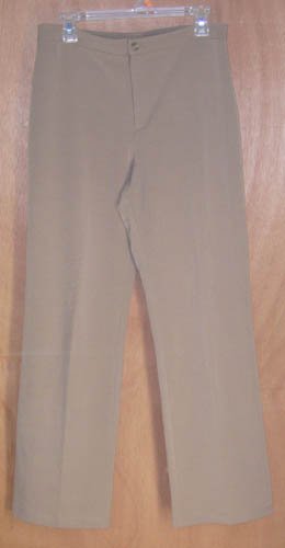 Chico's Design Dark Khaki Pants Size 1 Stretch 8