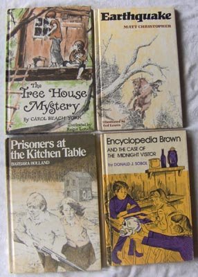 4 Weekly Reader Vintage Hard Cover Books