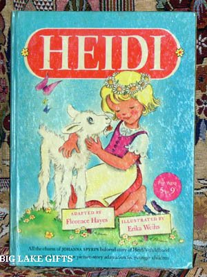 HEIDI by Johanna Spyri 1946 Hardcover Book