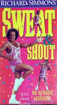 Richard Simmons Sweat & Shout Aerobic Workout Video VHS