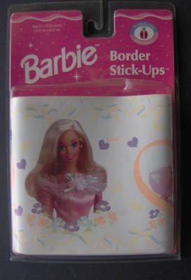 BARBIE WALL BORDER STICK-UPS Removable NEW