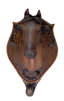 Horse Head Door Knocker Ranch Cowboy Decor