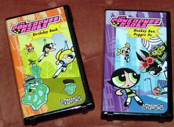 Powerpuff Girls Movies Videos Lot Monkey See + VHS