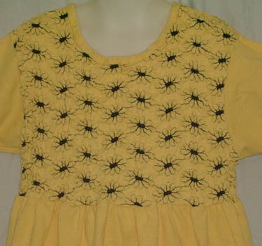 Flapdoodles Girls Yellow w/ Navy Blue Accents Dress Size 6