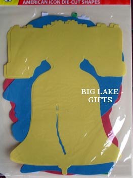 Bulletin Board Die-Cuts AMERICAN ICONS NEW