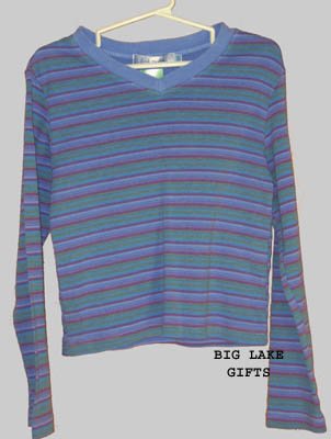 Fresh Produce Sunburst Striped Top Girls Size S 7/8 NEW