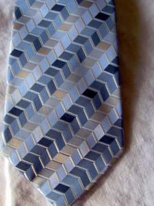 $25 DOCKERS Silk Neck Tie w/ Stain Defender - NEW Blue