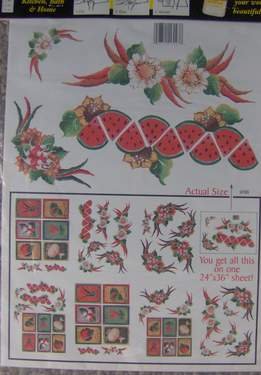 Decoupage Prints Vegetable Seed Packets - NEW