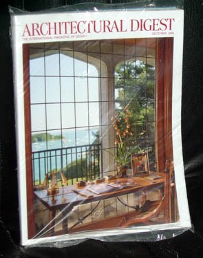 Architectural Digest Back Issue December 2006 12/06