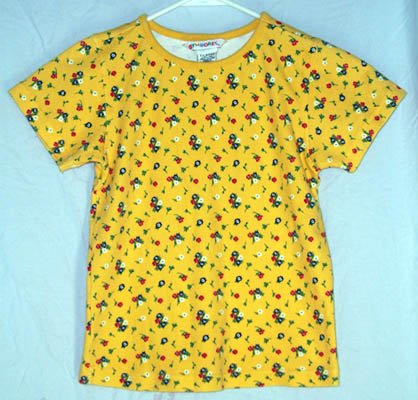 Gymboree Classic Yellow Floral Top XL 5-6 Years
