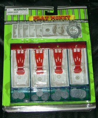 Play Money with Cash Drawer Teaching Supplies NEW