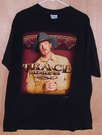 Trace Adkins 2002 Concert Tour T-Shirt Size XL Shirt