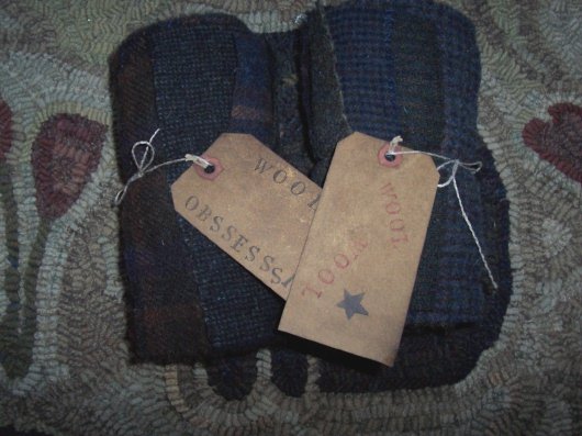 Antique Black Bundles - Rug Hooking WOOL