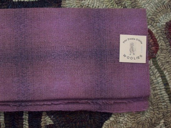 PLUM Delicious- Hand DYED WOOL Rug Hooking Quilting Applique