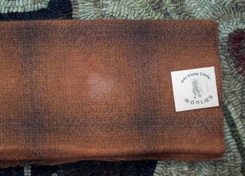 NUTMEG - Hand Dyed WOOL Rug Hooking, QUilting, Applique fabric