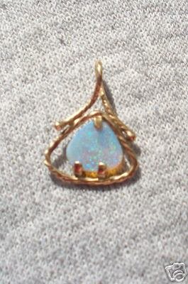 Awesome Crystal Opal Pendant Men or Ladies