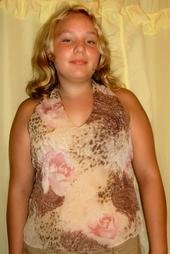 Awesome Size 12 Sexy Hand Made Halter Top Hippy Shirt