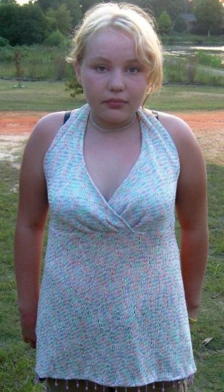 Size 16 Sexy Hand Made Halter Top Hippy Shirt