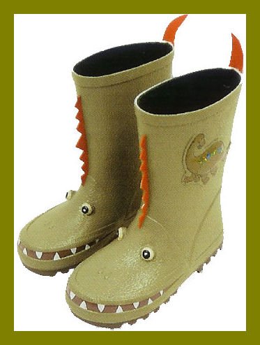 New Kidorable toddler boys Dinosaur US toddler size 11 rain boots for sale