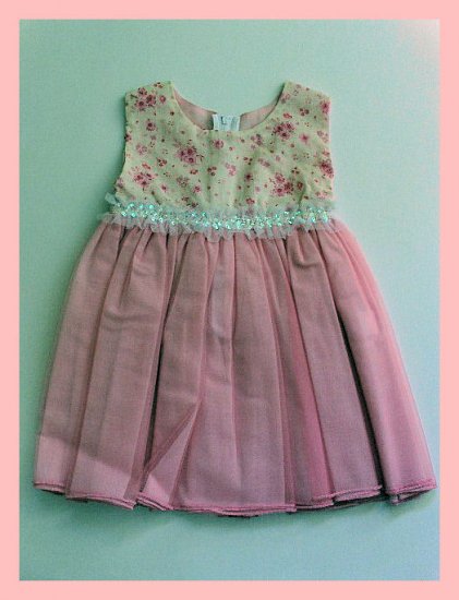 New Kid Rascal Pink dress girls 18 months infant baby Easter Wedding Spring Summer