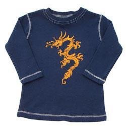 New Blue City Threads boys long sleeve dragon tee infant baby 18 months 24 months
