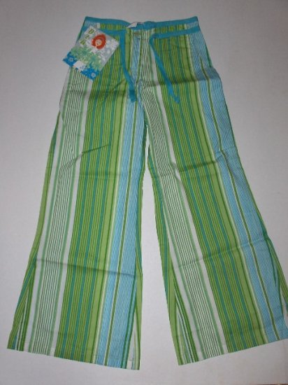New BLU Striped Wide Leg Pants girls size 7