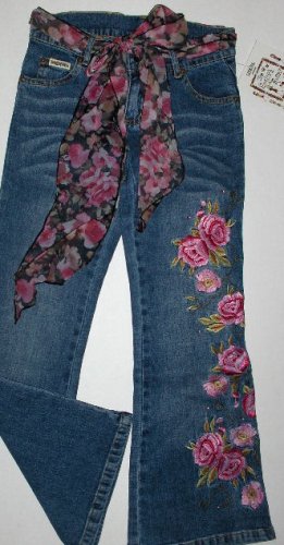 New Lipstik The English Roses by Madonna blushing flowers jeans size 10