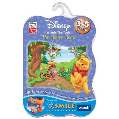 New V.Smile Disney Winnie the Pooh The Honey Hunt Smartridge game for V. Smile ages 3-5 years
